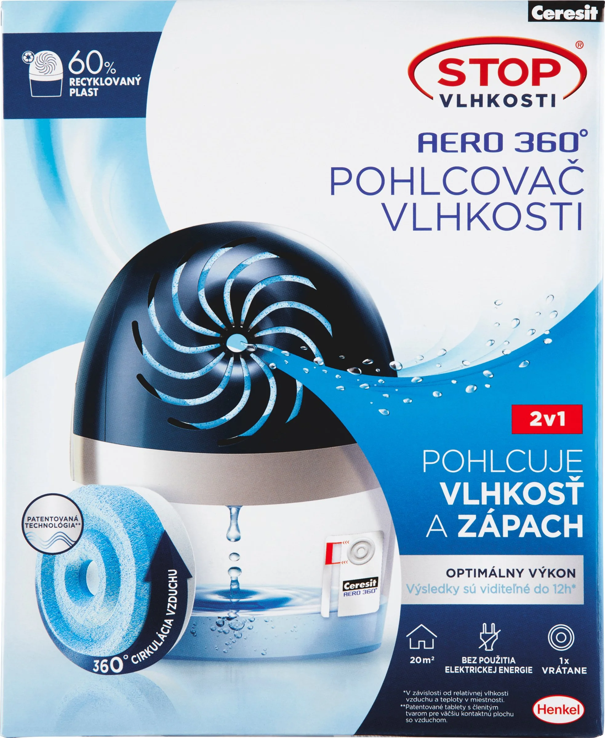 Ceresit Stop Vlhkosti AERO 360 1×1 ks, pohlcovač vlhkosti