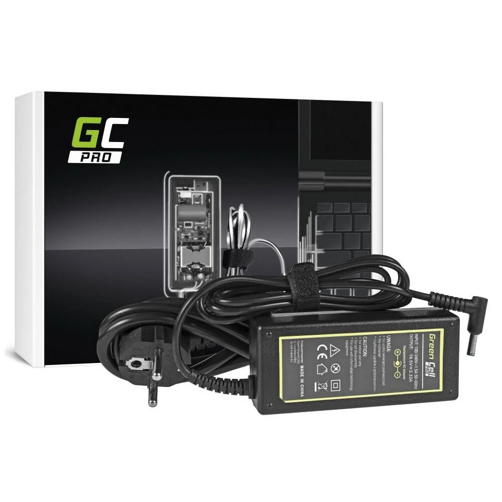 Green Cell AD49P PRO nabíjačka pre HP 65W 19.5V 3.33A 4.5mm-3.0mm