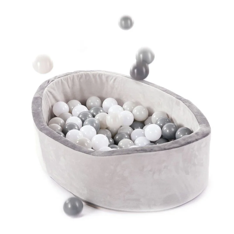 Bo Jungle bazénik s loptičkami B-Ball Pit Play Gym Grey