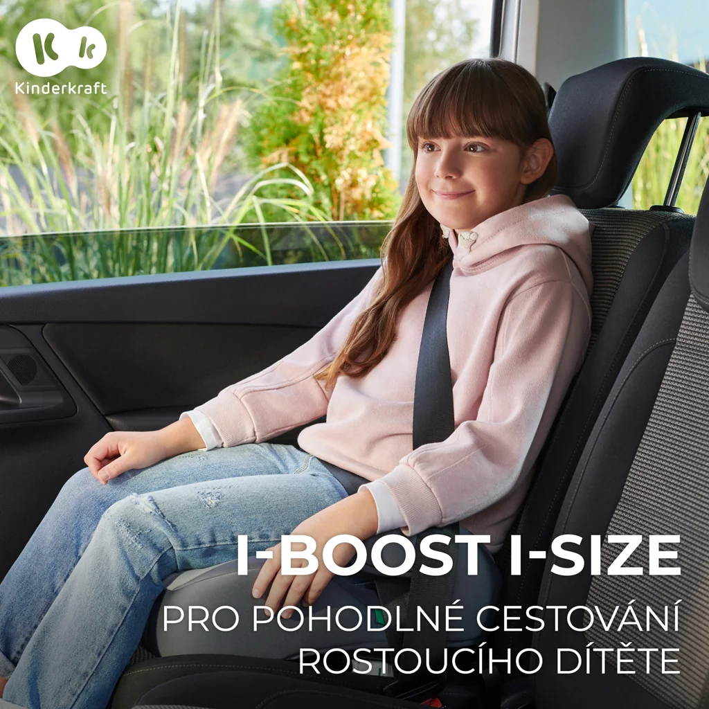 KINDERKRAFT Podsedák i-Boost Grey 1×1 ks, podsedák