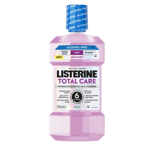 LISTERINE® TOTAL CARE MILD BEZ ALKOHOLU 500 ml