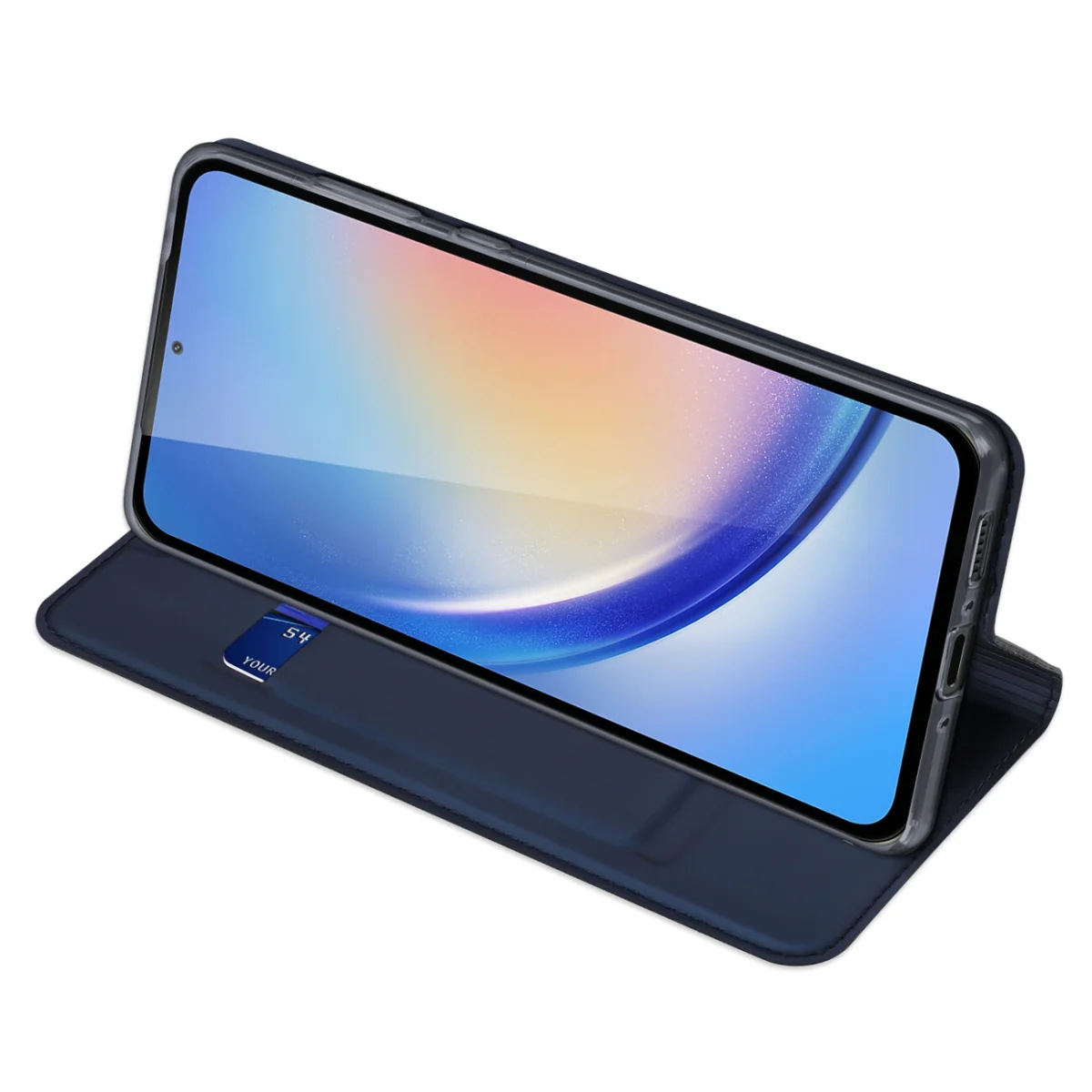 Dux Ducis Skin Pro knižkové puzdro na Samsung Galaxy A35 5G, modré