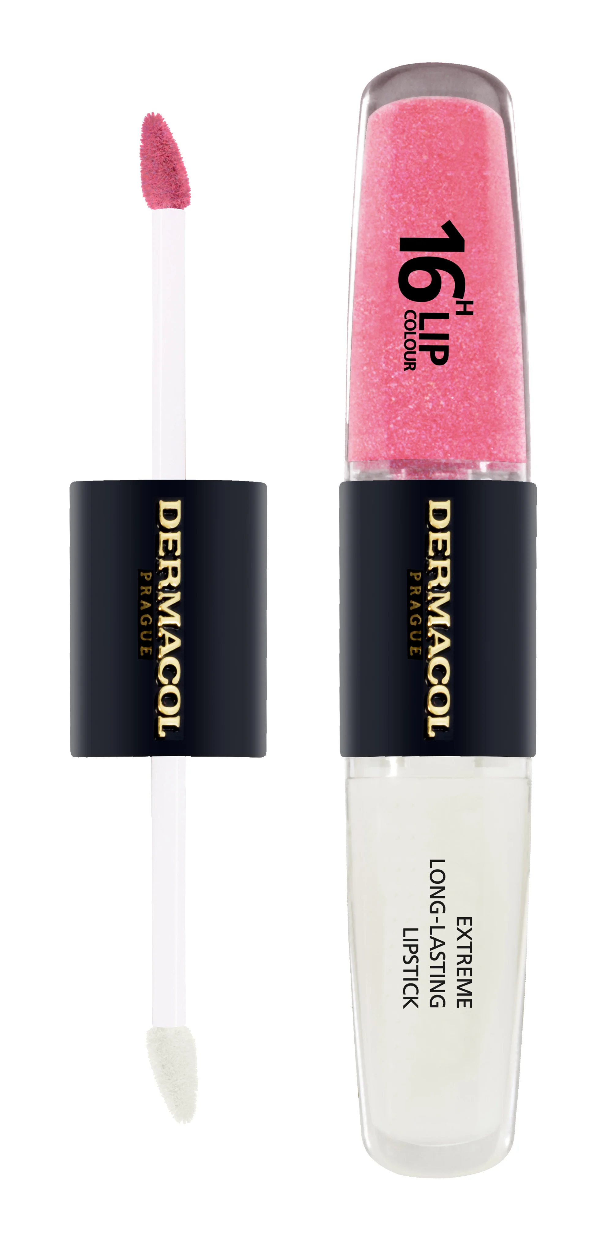 Dermacol 16H Lip Colour č.15 1×4 ml+ 4 ml, rúž a lesk na pery