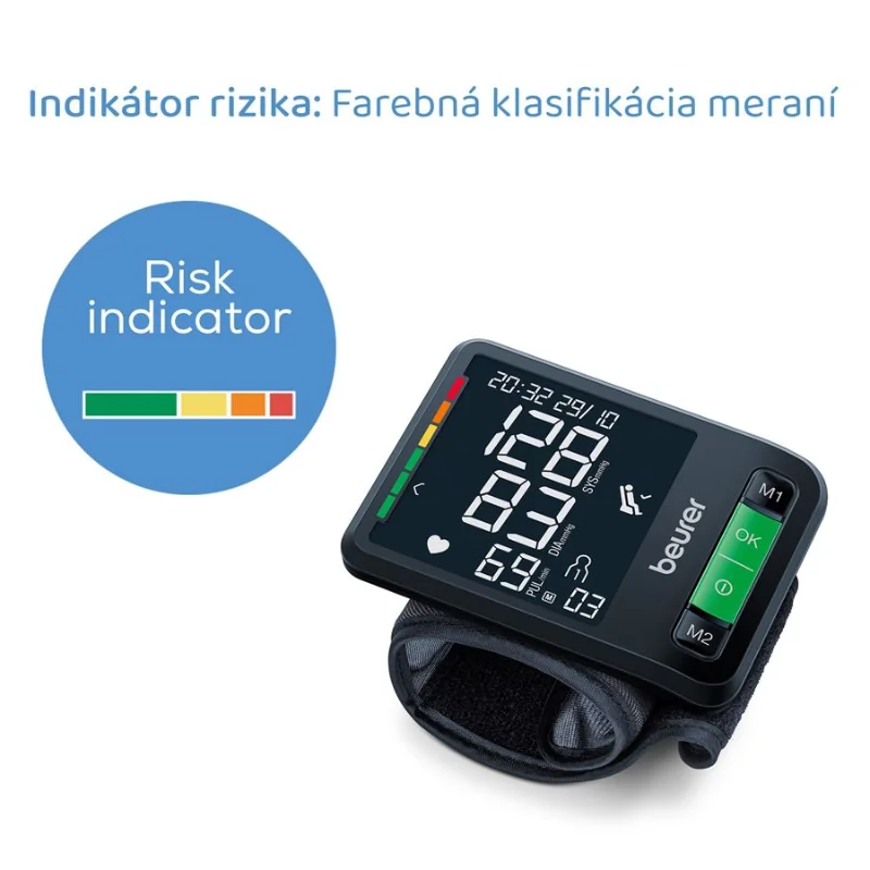 Zápästný tlakomer BEURER BC 87 s Bluetooth