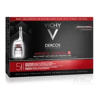 VICHY Dercos Aminexil Clinical 5 Multiúčelová kúra proti vypadávaniu vlasov pre mužov 21 x 6 ml