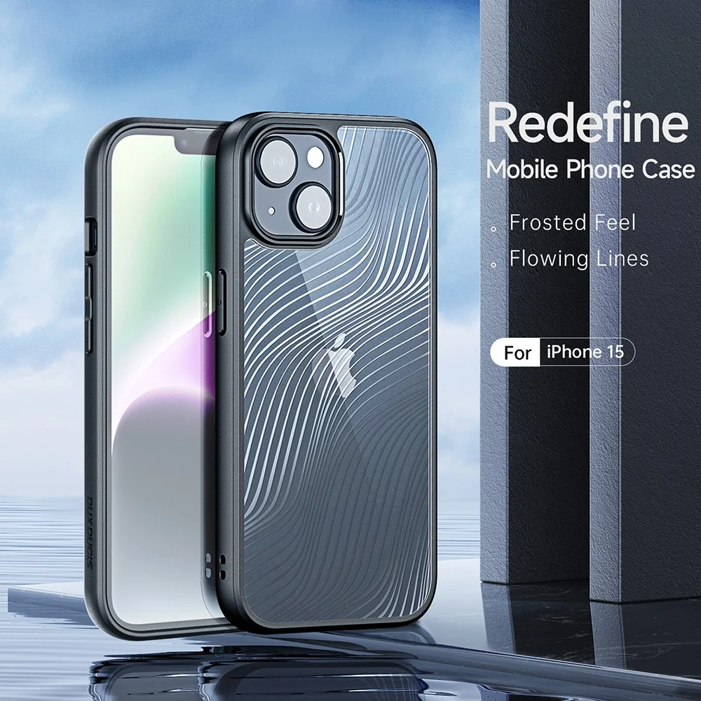 Puzdro na Apple iPhone 15 - Čierna Originálny dizajn, anti-šok