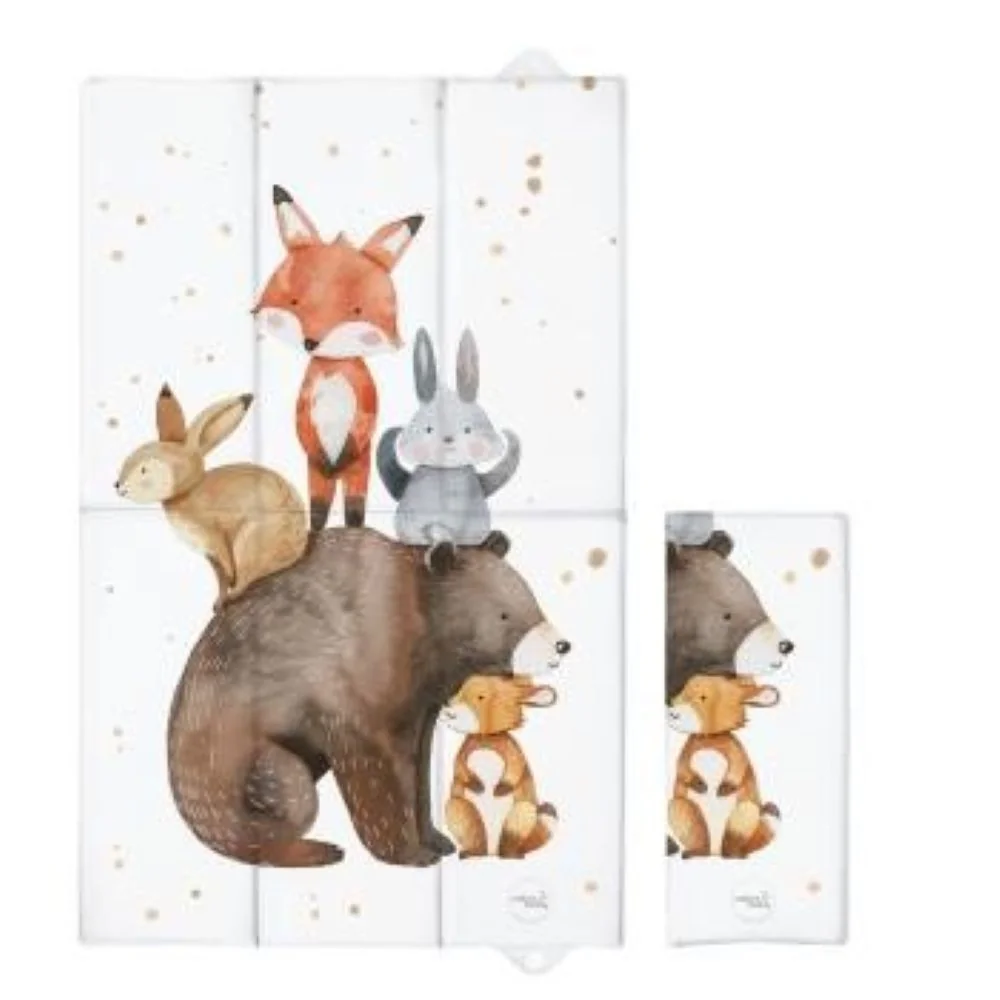 Prebaľovacia podložka cestovná (80x50) Basic - Animals