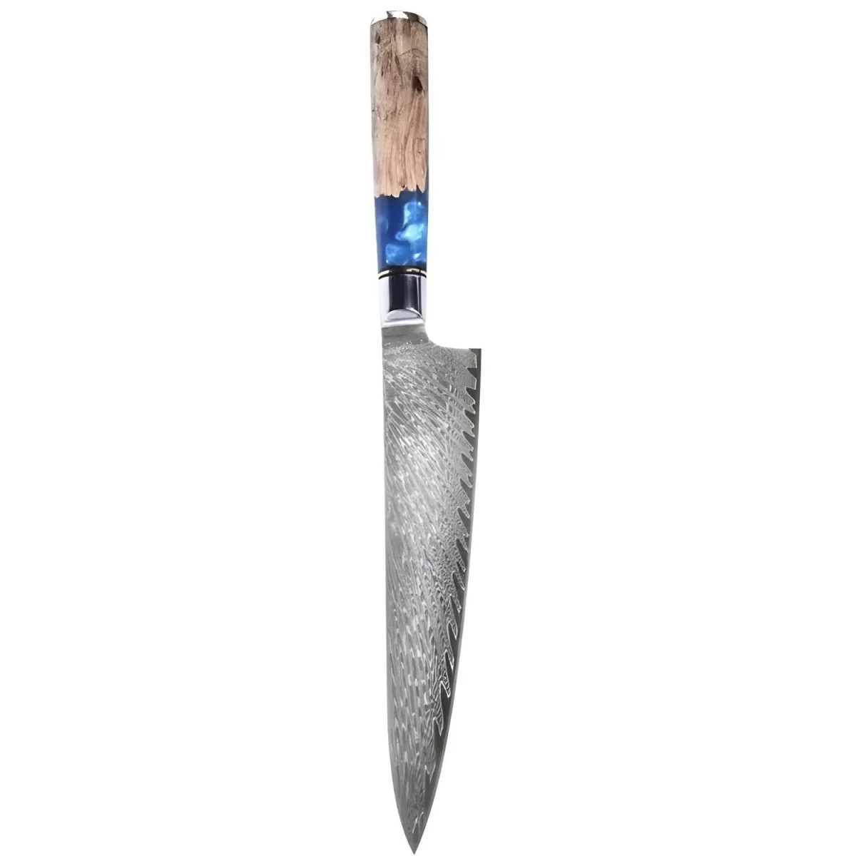 Damaškový kuchynský nôž 1ks, čepeľ 19cm