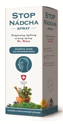STOPNádcha Dr.Weiss - bylinný nosový spray 1×30 ml, nosový sprej