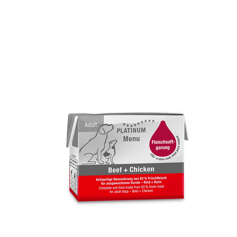 Platinum Menu Beef & Chicken – hovädzie + kuracie 90 g