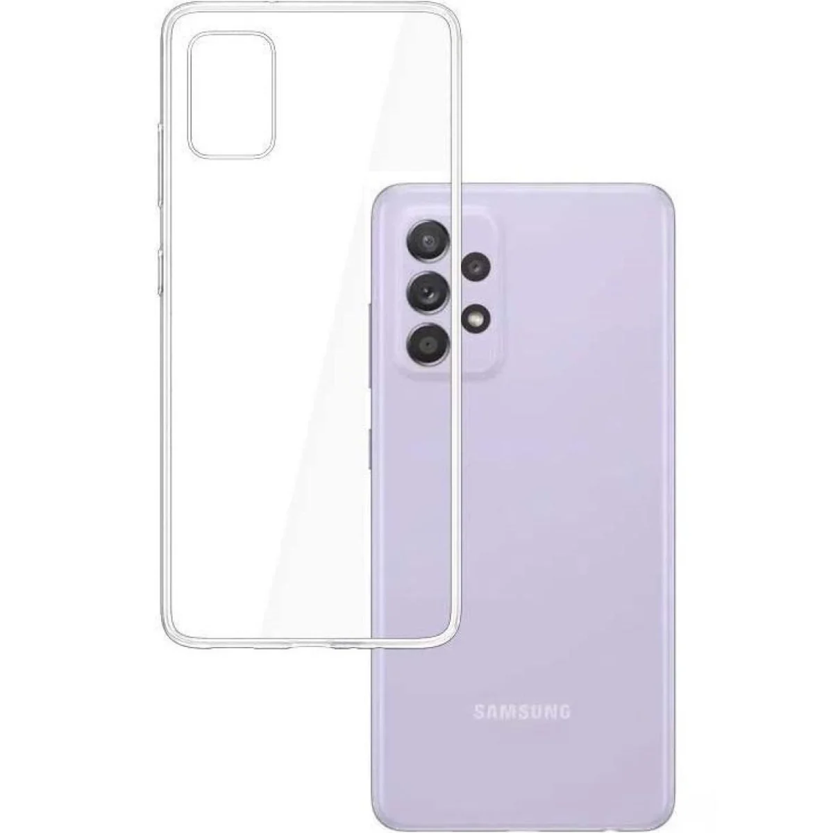Priehľadné puzdro pre Samsung Galaxy A52 4G/Galaxy A52 5G/Galaxy A52s Transparentná puzdro, 1,2 mm