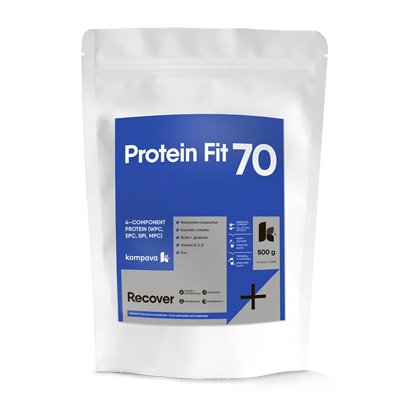 PROTEIN FIT 70  500G BANAN KOMPAVA 1×500 g, proteínový nápoj