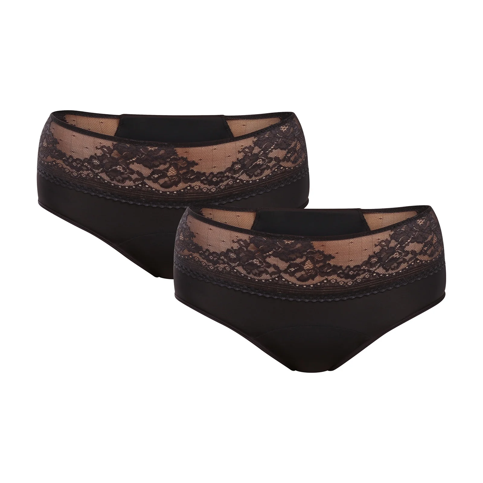 2PACK Menštruačné nohavičky Eco Moon Lace Midi (DOR052) S