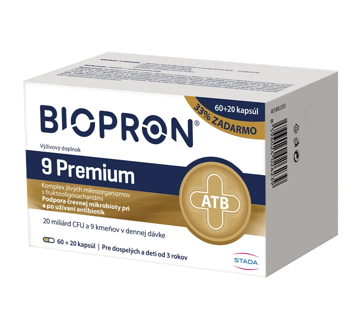 Biopron 9 Premium 60+20 cps 1×60+20 cps, výživový doplnok