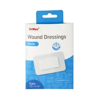 Dr. Max Wound Dressings Sterile 7,5x5 cm 1×5 ks, samolepiaca sterilná náplasť na rany