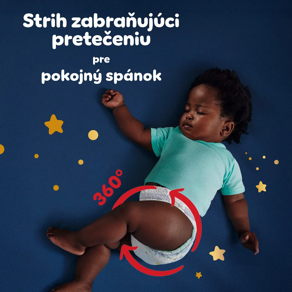 Pampers Pants Night plienkové nohavičky veľkosť 4,9kg-15kg 52 ks