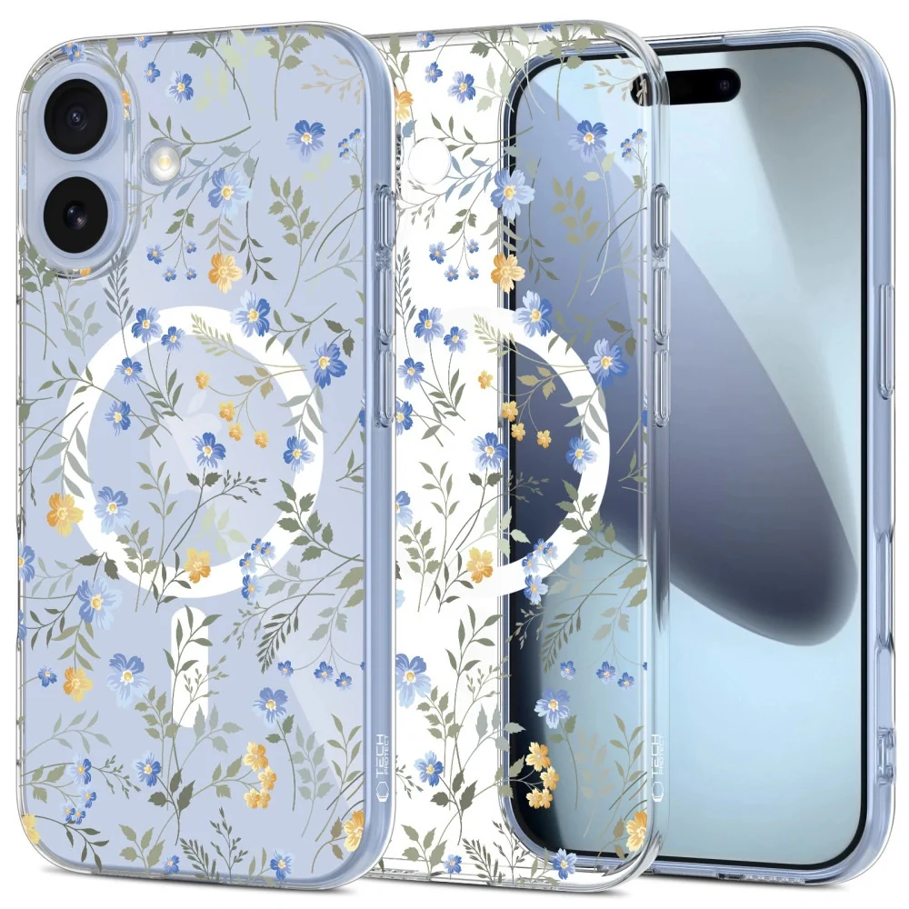 Tech-Protect FlexAir MagSafe kryt na iPhone 17, spring flowers