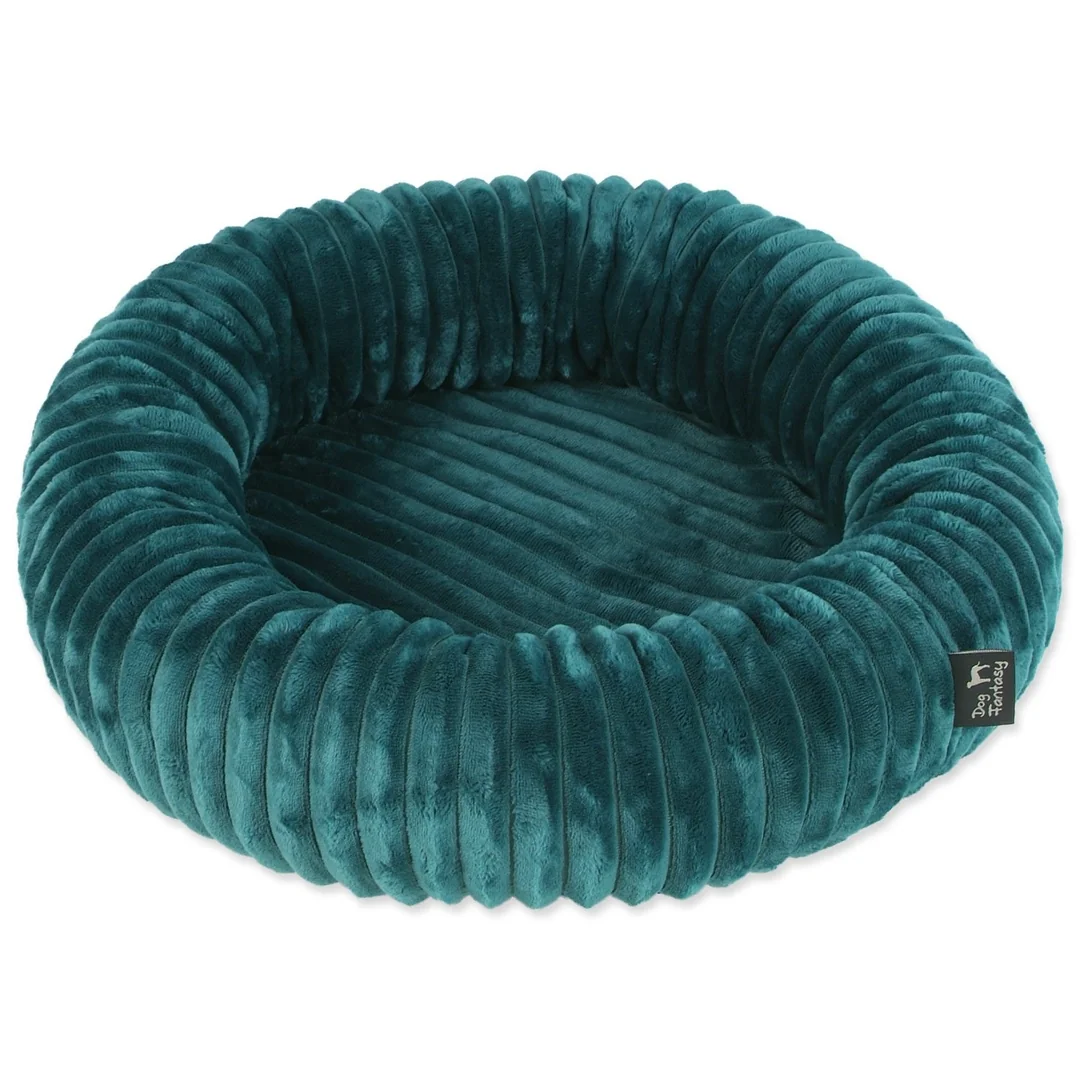 Pelech Dog Fantasy Stripe gulatý smaragdovo zelená 70cm
