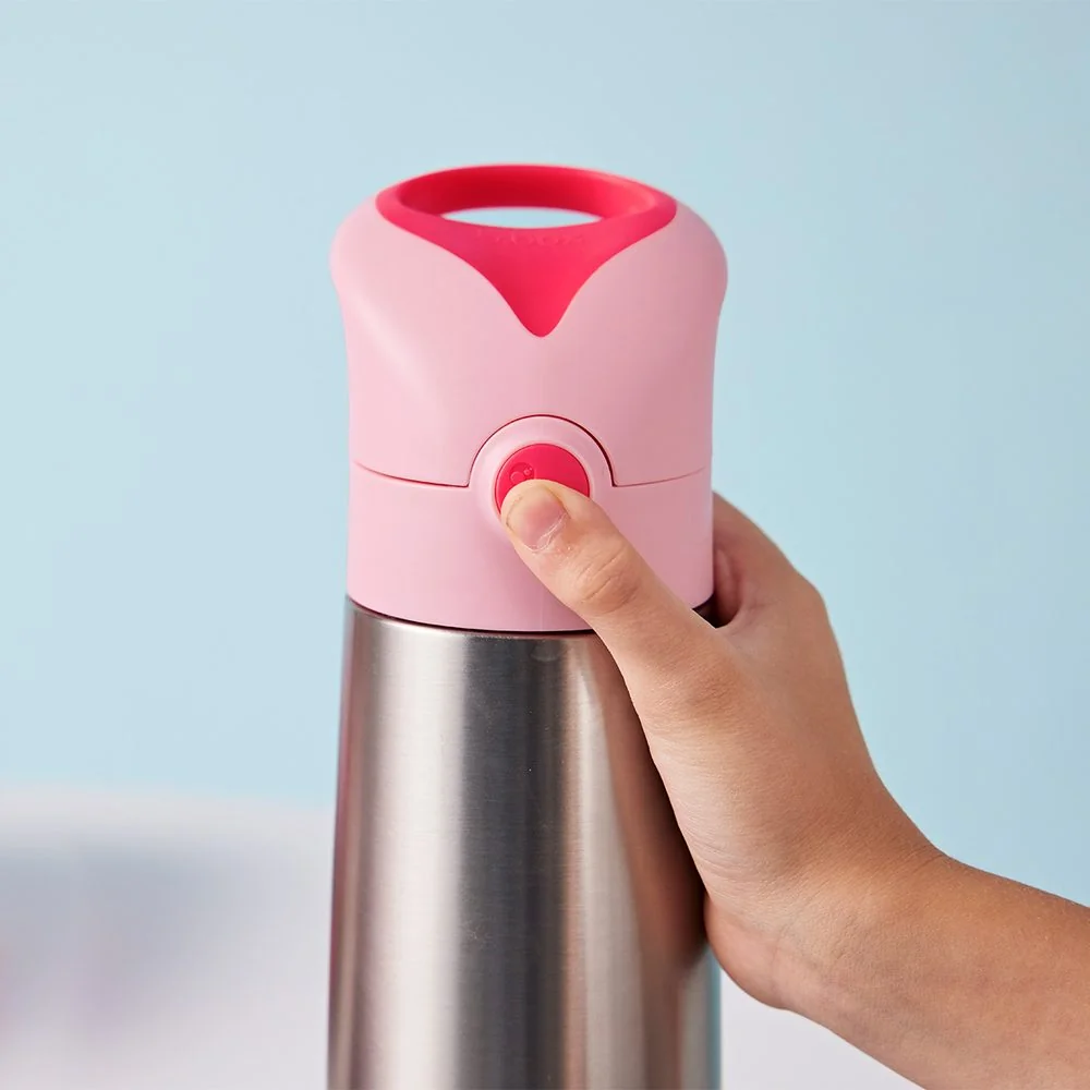 Termoska na pitie so slamkou 500 ml flamingo fizz