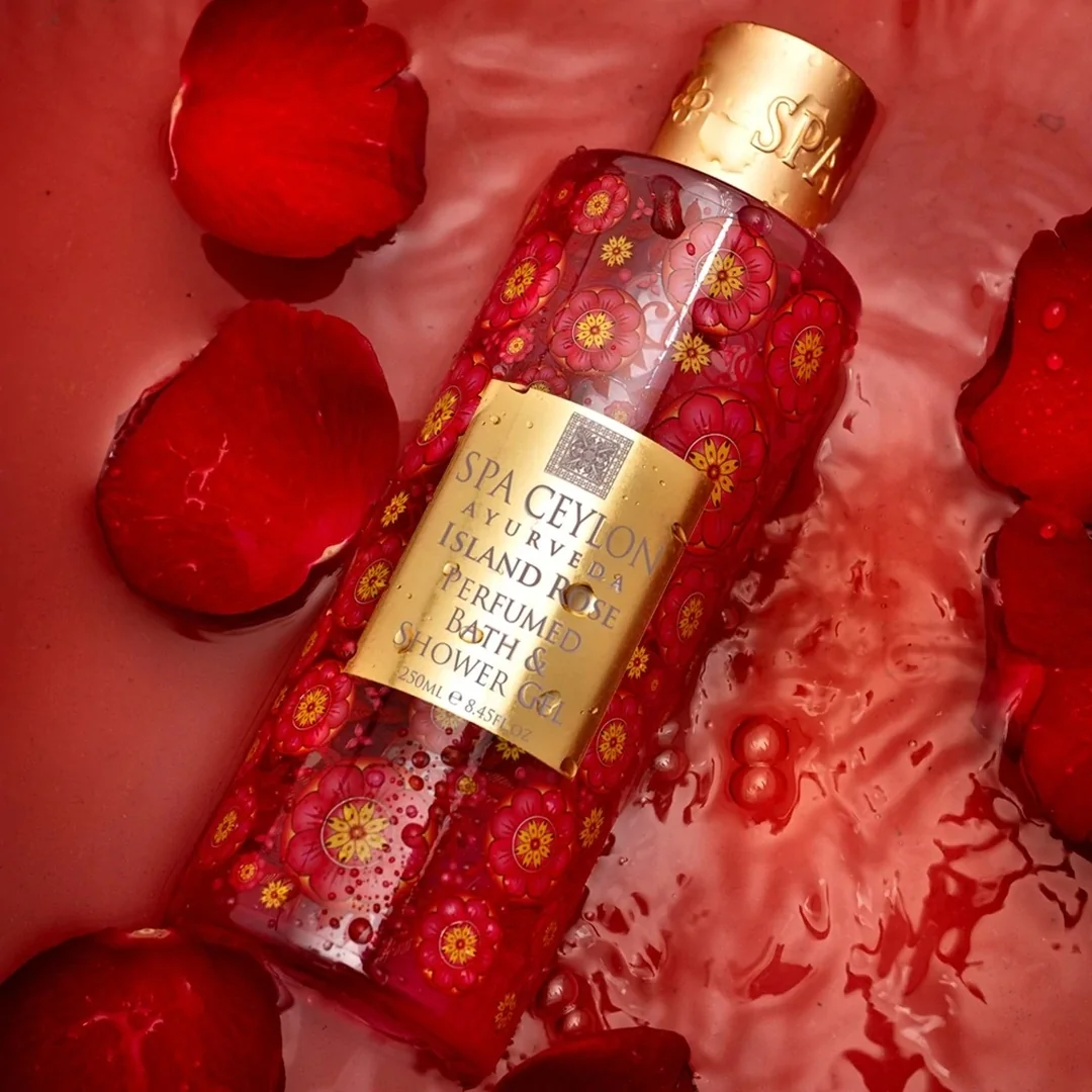 Sprchový a kúpeľový gél Island Rose 250 ml, ruža Geranium