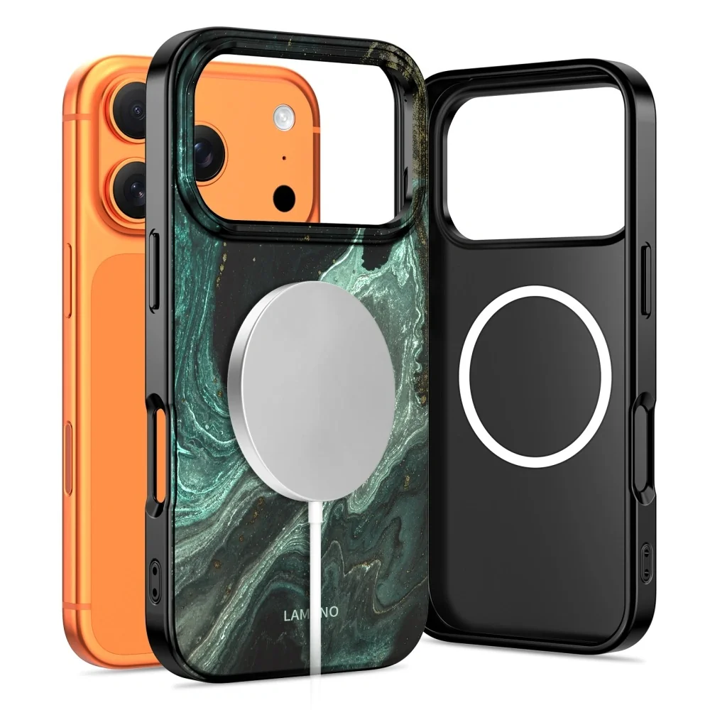 Tech-Protect Lamano MagSafe kryt na iPhone 17 Pro, verde aura