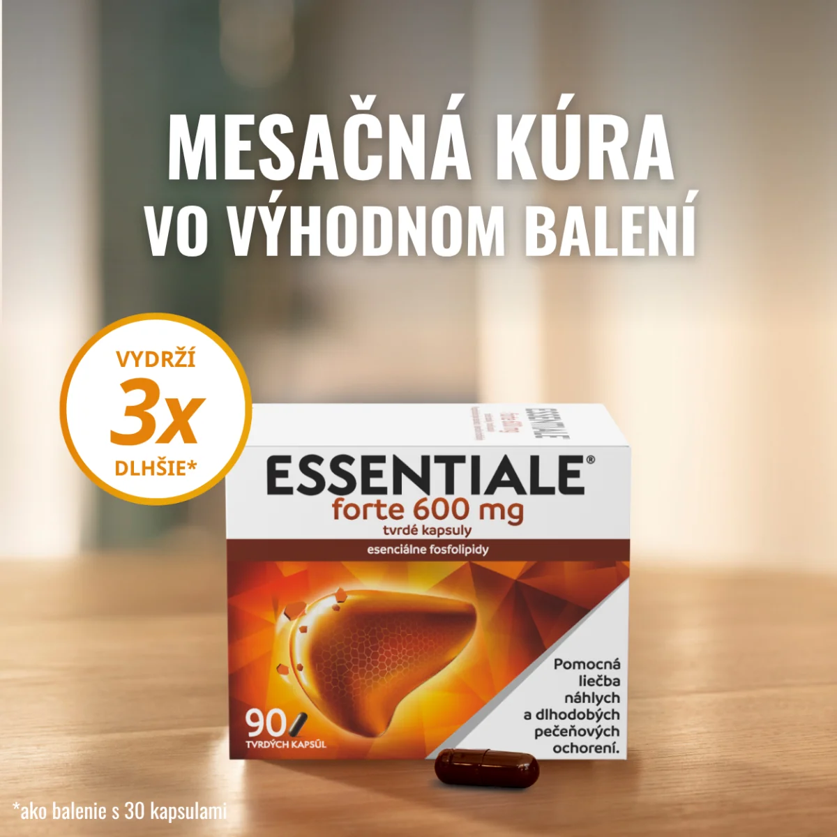 Essentiale® forte 600 mg 90 cps