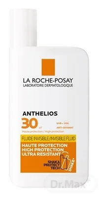 LA ROCHE-POSAY Anthelios shaka Ultraľahký fluid spf 30 50 ml 1×50 ml, ultrafluidný opaľovací krém
