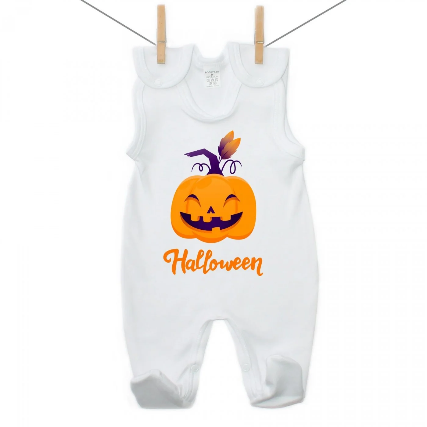 Boodyy Dupačky Halloween tekvica Veľkosť: 56