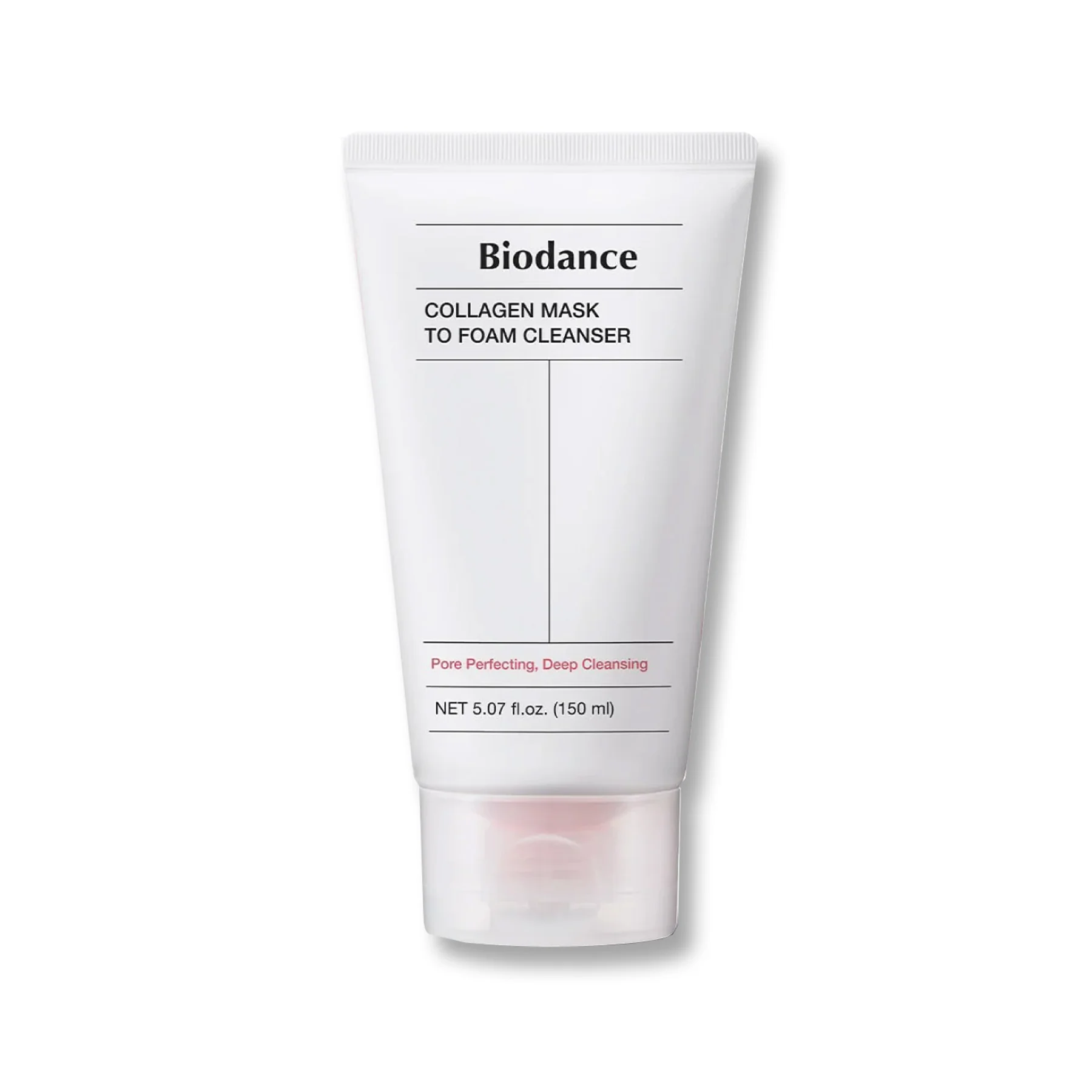 Biodance Collagen Mask To Foam Cleanser Dvojitý čistič pleti maska na penu s kolagénom a niacínamidom 150 ml