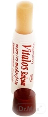 VITALOS Balzam na pery medový SPF 5 1×1 ks, balzam na pery, medový SPF 5