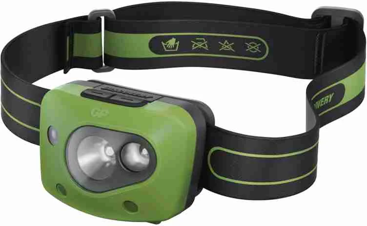 LED čelovka GP Discovery CH43, 150 lm 1×1 ks, LED čelovka