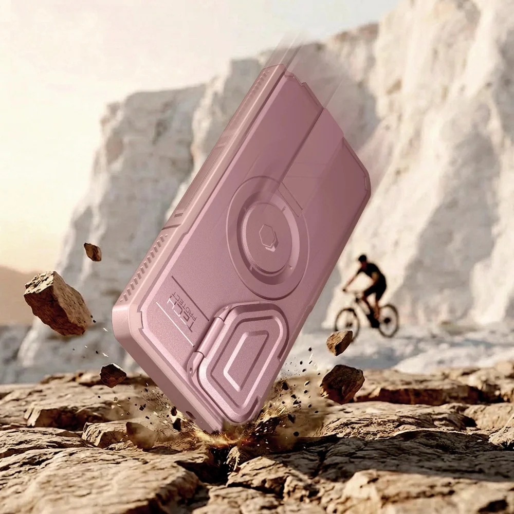 Tech-Protect Kevlar MagSafe kryt na Samsung Galaxy S26 Ultra, ružový