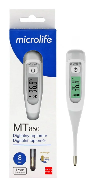 MICROLIFE TEPLOMER DIGITÁLNY MT 850 1×1 ks, teplomer