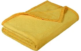 Detská deka KORALL MICRO 100x150 6014/005 žltá 1×1 ks, deka pre deti