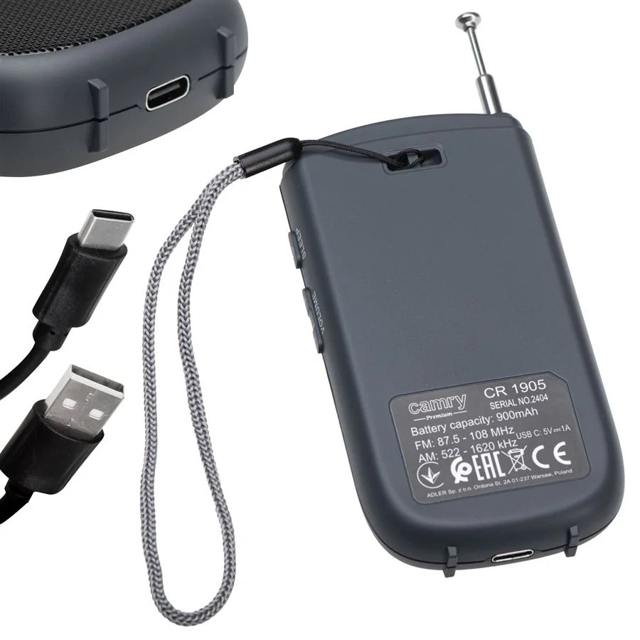 Prenosné mini rádio Camry CR 1905