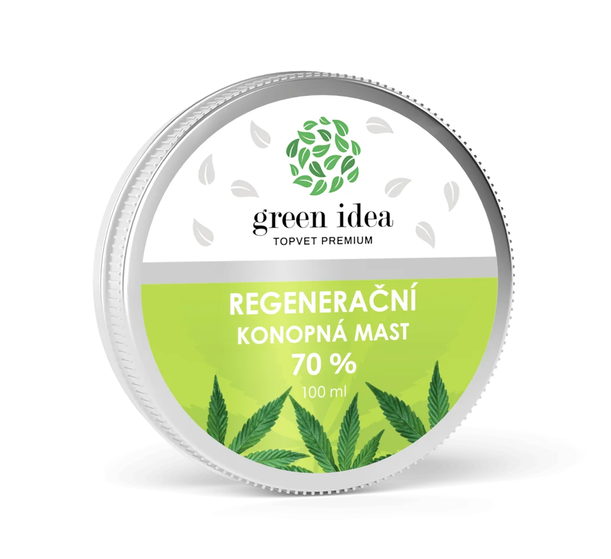 Konopná regeneračná masť 70 % 100 ml - Green idea
