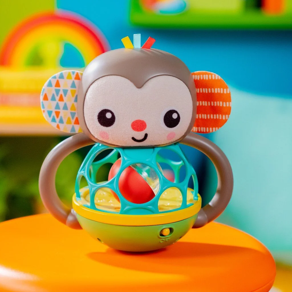 Hračka multisenzorická Grab & Giggle Monkey™ 6m+