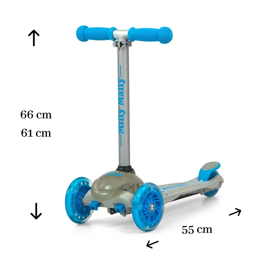 Detská kolobežka Milly Mally Scooter Zapp grey , 20C45979