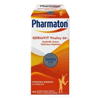 Pharmaton GERIAVIT Vitality 50+ 1×100 tbl, vitality 50+