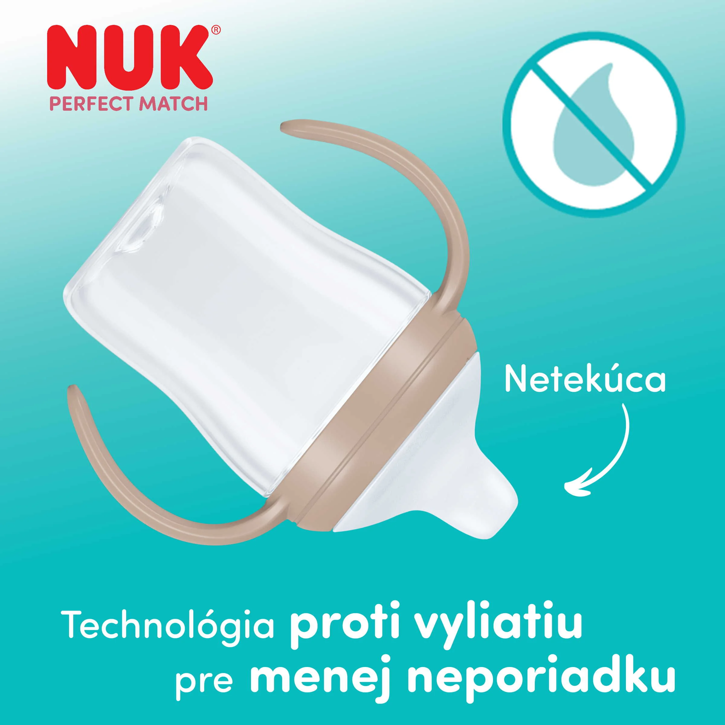 NUK flaša na učenie Perfect Match SHEEP 150 ml 1 ks