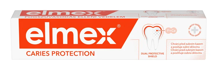 ELMEX CARIES PROTECTION ZUBNÁ PASTA 1×75 ml, posilňuje zubnú sklovinu a odolnosť