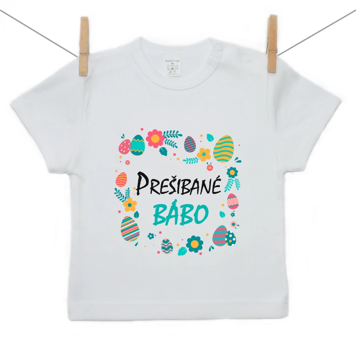 Boodyy Tričko s krátkym rukávom Prešibané bábo