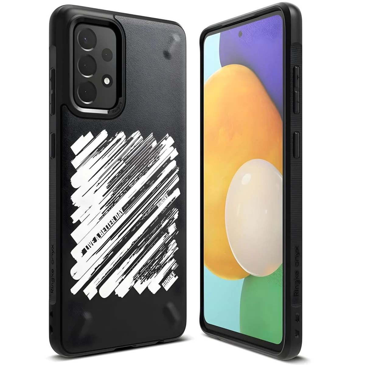 Silikónové pancierové puzdro Paint pre Samsung Galaxy A Vojenský štandard pádov