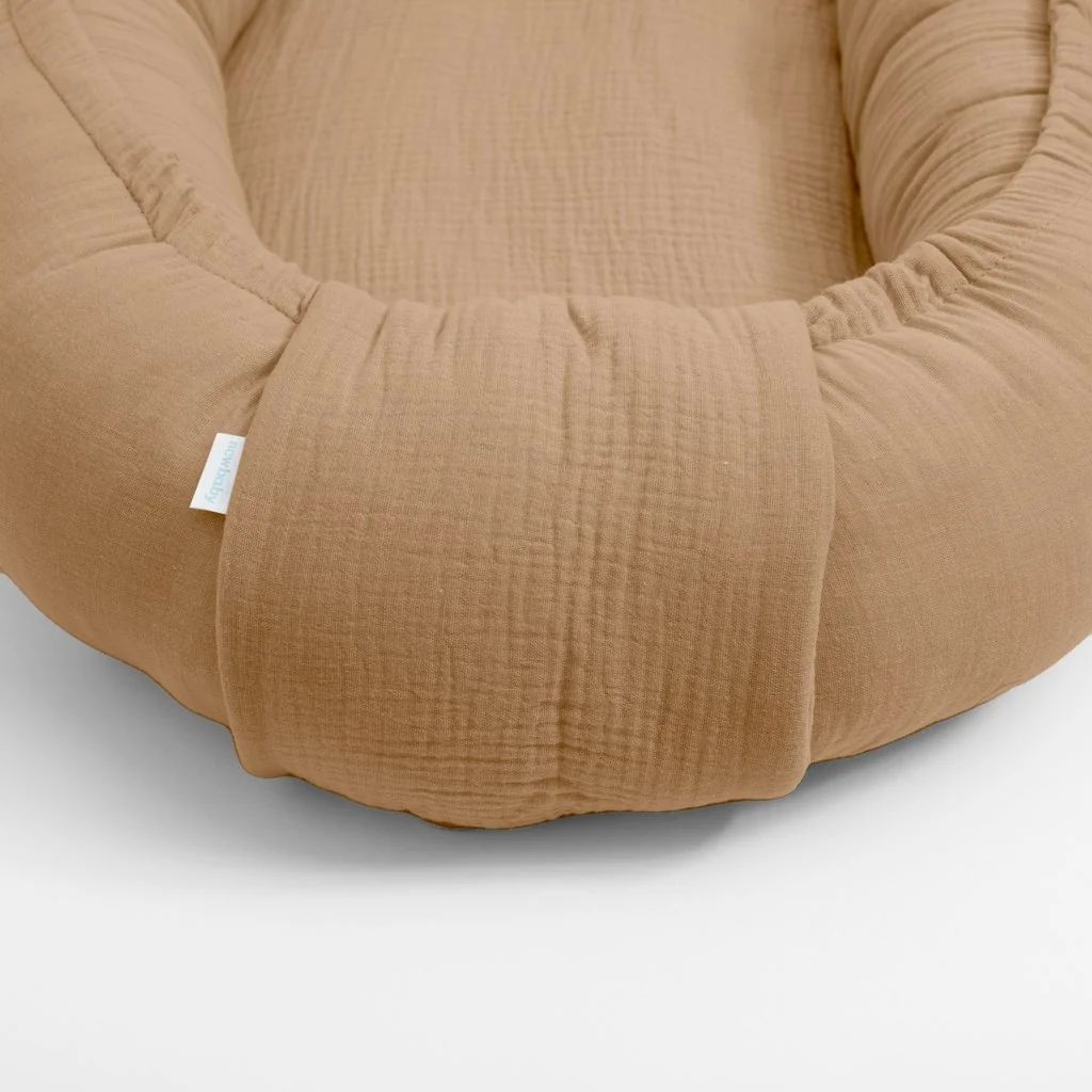 Mušelínové hniezdočko pre bábätko New Baby coffe , 20C56725