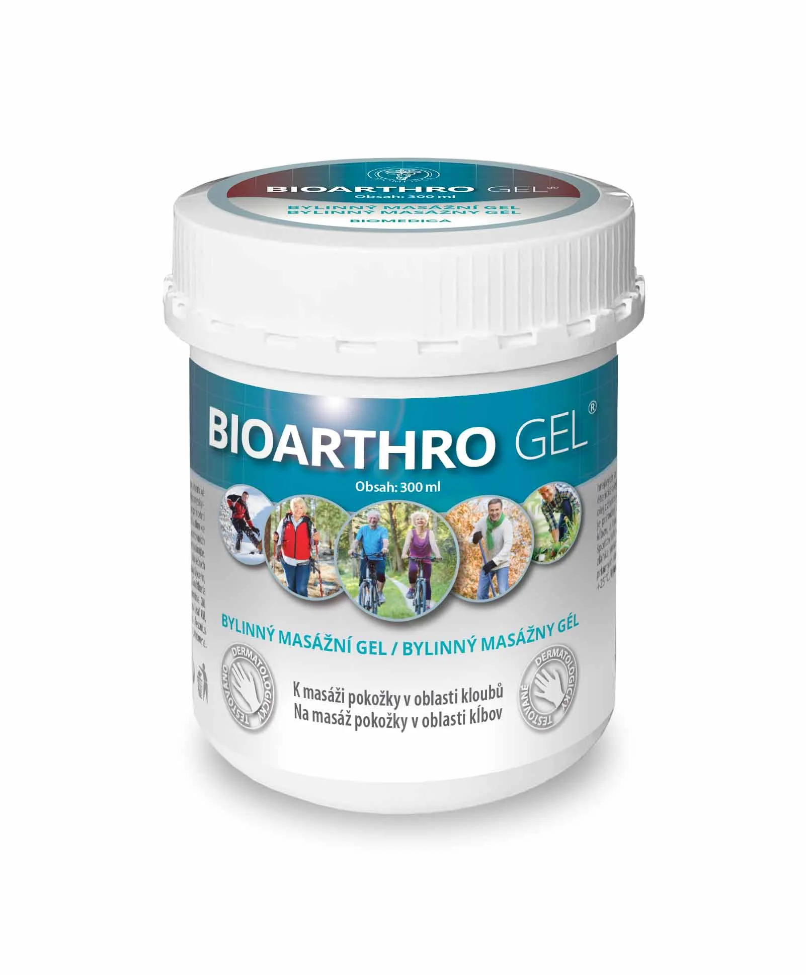 Biomedica Bioarthro gél 1×300 ml, bylinný masážny gél