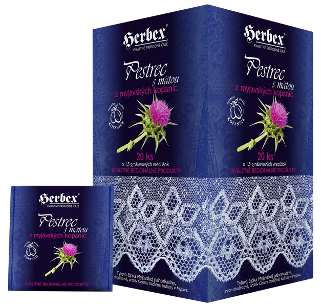 HERBEX Pestrec s mätou z myjavských kopaníc 20×1,5 g, čaj