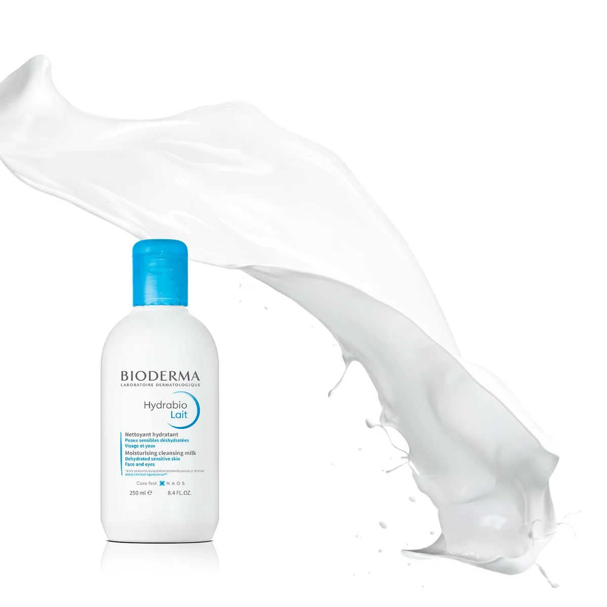 BIODERMA Hydrabio MLIEKO 1×250 ml, čistiace mlieko