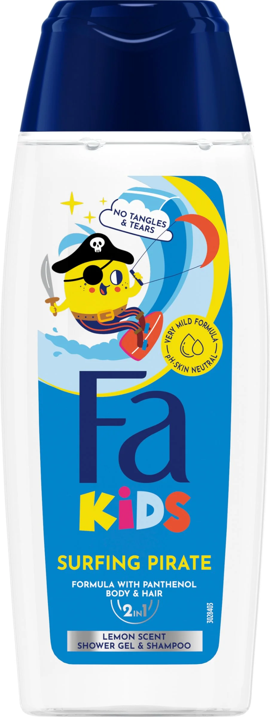 Fa Kids Pirate Fantasy sprchovací gél a šampón 2v1 1×250 ml, sprchový gél