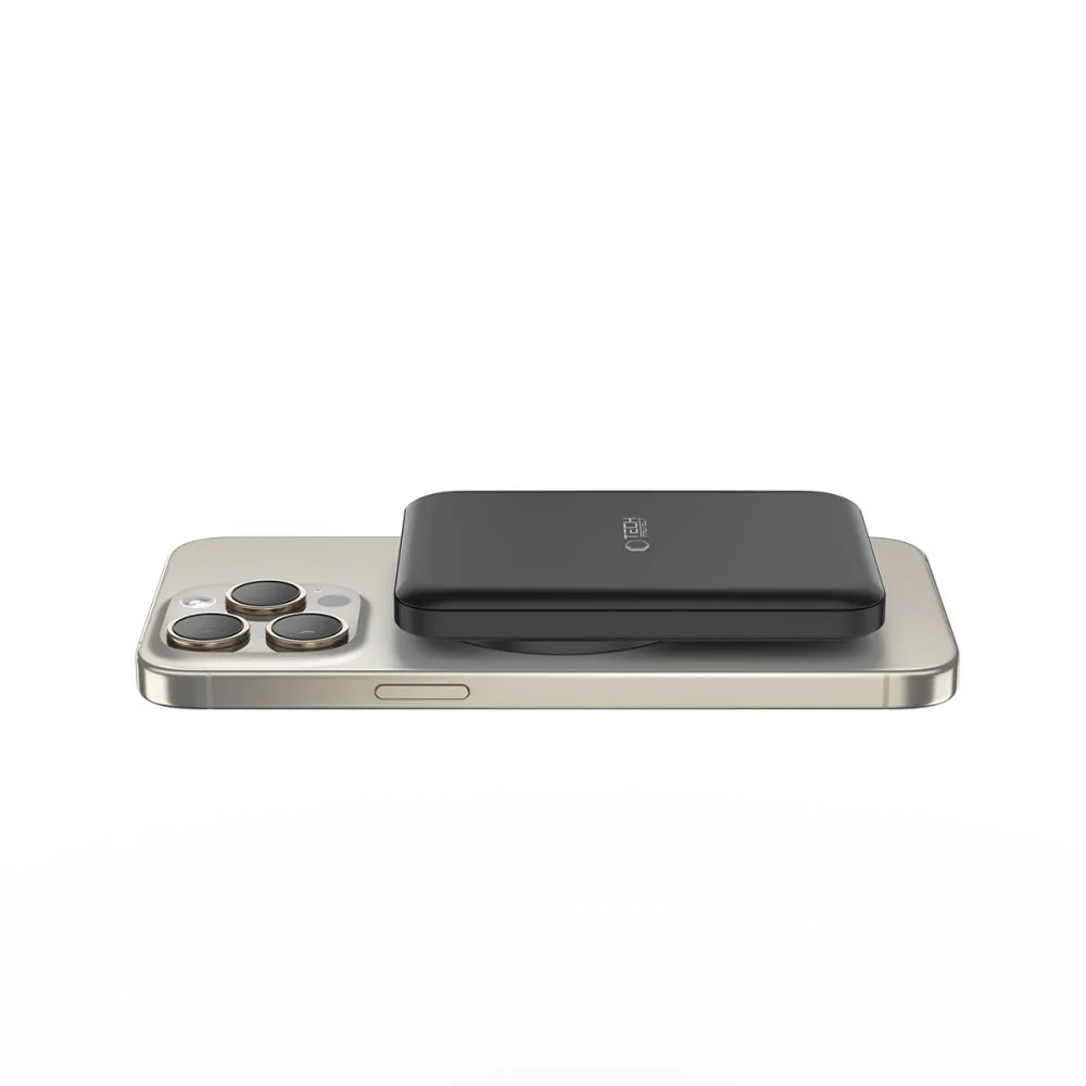 Tech-Protect PB10 LifeMag MagSafe Power Bank 5000mAh, čierne