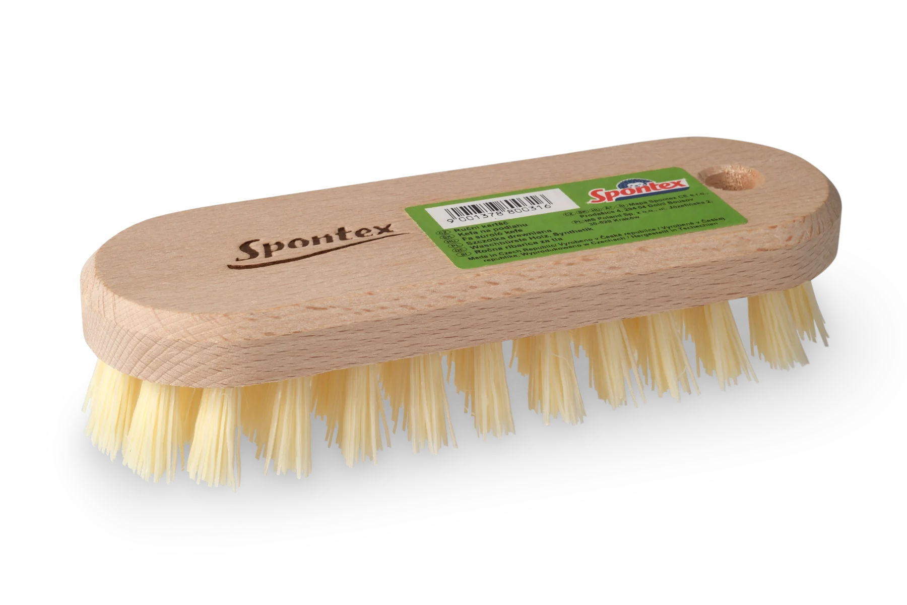 Spontex Rýžák oválný 1×1 ks, drevená kefa